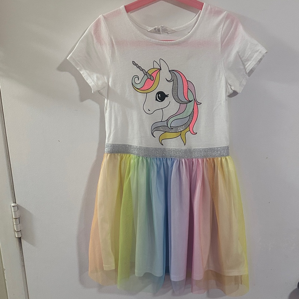 H&M White and Pink Kids' Top